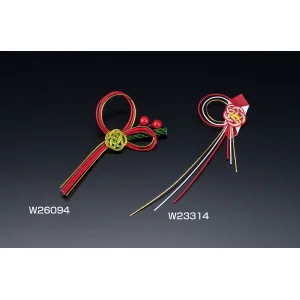 水引祝い飾り(両面テープ付)(100ケ入) 松梅/南天(W26094)