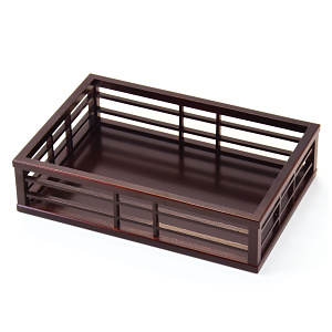 おもてなし格子料理箱 溜色(W27171)