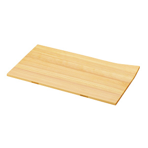 隅折敷皿 桧 (W32248)