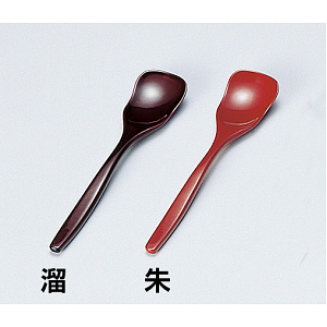 本漆アイスクリームスプーン 朱(W08147)