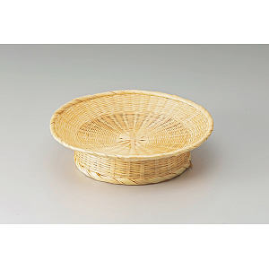 細編み高台そばざる 8寸(W11237)