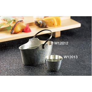 錫 (手造り) 片口ちろり(W12012)