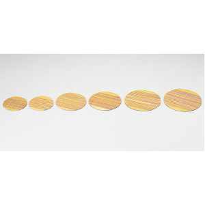 ミガキ竹すだれ・丸 約φ12cm(W24935)