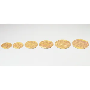 ミガキ竹すだれ・丸 約φ12cm(W24935)