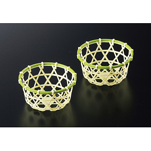 樹脂 豆篭 緑 50個入 (W26678)