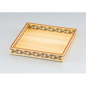 ひのき細密膳 青海波(W28014)