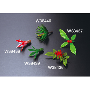 飾りつくばね 赤 (200ヶ入)(W38438)