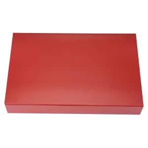 紙弁当箱 外箱(50個入)(K-BOX90-60BK) 朱(W08884)