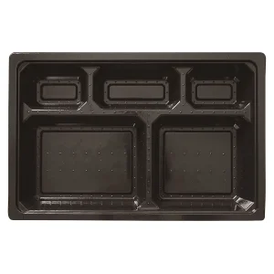 紙弁当箱 中子 黒(25個入)(KMP90-60A) A(W08885)
