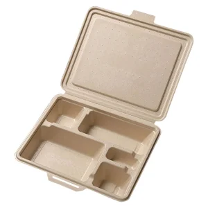 紙弁当BOX(25個入)(KM-57WH) 生成(W08888)