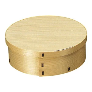 経木セイロ(エゾ松)丸型 大【受注生産品】(W24030)