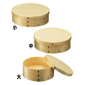経木セイロ(エゾ松)小判型 大【受注生産品】(W24033)