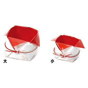 紙折り珍味入(PPフィルム加工済)(25個入) 大(W26335)