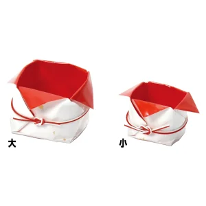 紙折り珍味入(PPフィルム加工済)(25個入) 大(W26335)