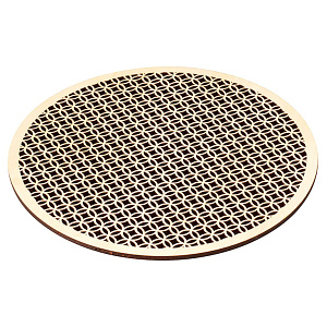 ひのき細密膳 丸 七宝 大(W38134)