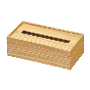 WM ティッシュボックス(トップスライド式) クリアー (W50288)