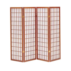 和風衝立 4連 ひかり(W50371)