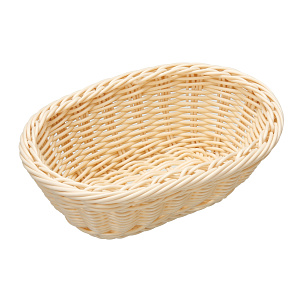 アメニティーバスケット オーバル (ホワイト) 小(W50812)