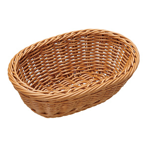 アメニティーバスケット オーバル (ライトブラウン) 小(W50815)