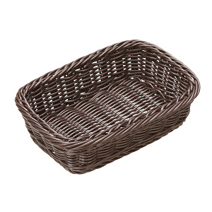 アメニティーバスケット スクエア (ダークブラウン) 小(W50827)