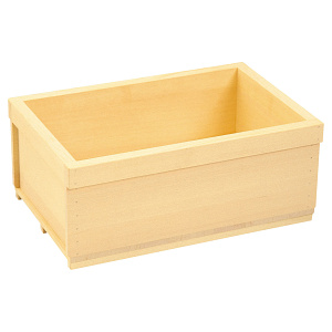 木風呂 角型浴槽框付 (S-1800) 青森ヒバ【受注生産品】(W51613)