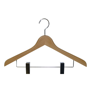 ウッドハンガー 25 クリップタイプ【受注生産品】(W51632)