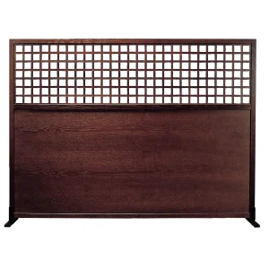 木製パーテーション 茶 120【受注生産品】(W52135)