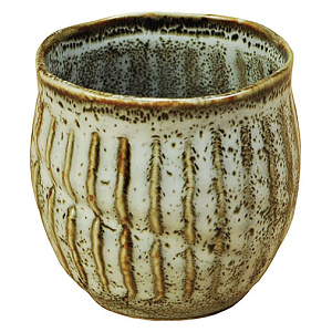 削ぎ目 湯のみ ゆず白(W79308)