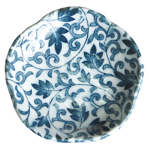 ちょいと箸休め 花小皿 つる唐草(W89817)