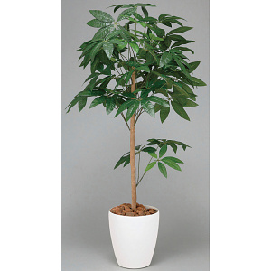 光触媒 人工観葉植物 造花 パキラトピアリー 1.5 (高さ150cm)