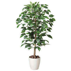 光触媒 人工観葉植物 造花 ベンジャミン 1.0 (高さ100cm)
