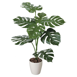 光触媒 人工観葉植物 造花 モンステラ 1.0 (高さ100cm)