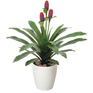 光触媒 人工観葉植物 造花 マガベ花付(ポリ製) (高さ67cm)