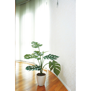 光触媒 人工観葉植物 造花 モンステラ75 (高さ75cm)