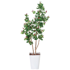 光触媒 人工観葉植物 造花 ハックルベリー1.25 (高さ125cm)