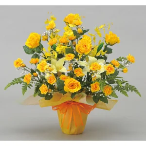 光触媒 人工観葉植物 造花 ゴールデンゲート (高さ58cm) (2120M100)