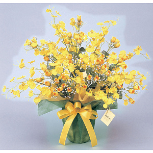 光触媒 人工観葉植物 造花 ゴールドストライク (高さ60cm)