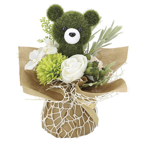 光触媒 人工観葉植物 造花 プリティベア― (高さ17cm)