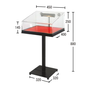 LED付きサンプルケース SP-73 W450タイプ  ブラック (SP-73-BK)
