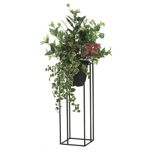 光触媒 人工観葉植物 造花 グリーンスタンドプミラ1.0 (高さ100cm)