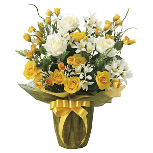 光触媒 人工観葉植物 造花 パナマローズ (高さ50cm)