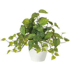 光触媒 人工観葉植物 造花 フレッシュポトス (高さ36cm)