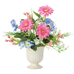 光触媒 人工観葉植物 造花 シェリガーベラ (高さ29cm)