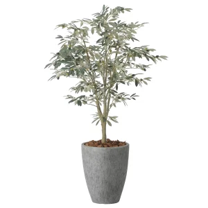 光触媒 人工観葉植物 造花 ナチュラルオリーブツリー1.5 (高さ150cm) (2423A600)