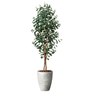 光触媒 人工観葉植物 造花 ナチュラルユーカリ1.8 (高さ180cm)