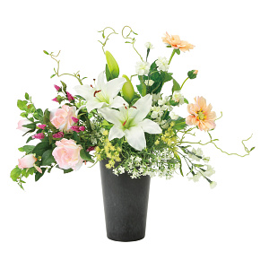 光触媒 人工観葉植物 造花 ツインカサブランカ (高さ55cm)