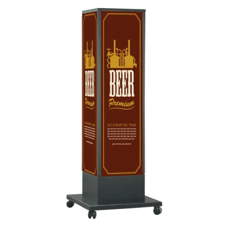 4面LED式スリム電飾スタンド