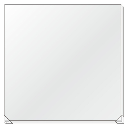 工事名看板無地セット サイズ:1100×1100mm (302-29)