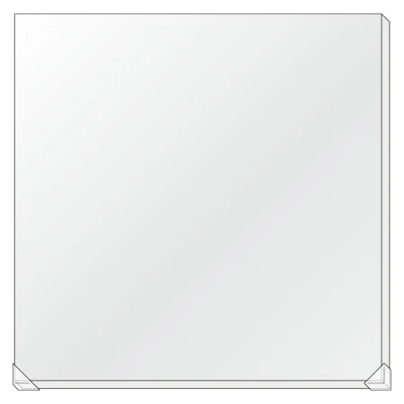 工事名看板無地セット サイズ:1100×1100mm (302-29)