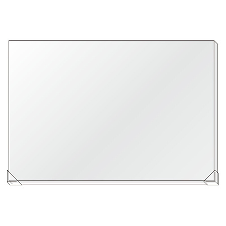 工事名看板無地セット サイズ:750×1100mm (302-39)